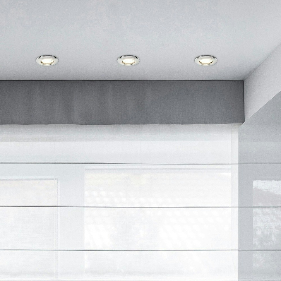 image 1 of ValueLights 6 Pack Fixed Chrome Downlights | Chrome