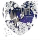 image 1 of 3D Cut Out Foiled Embellished Wife Christmas Card