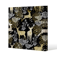 Golden christmas (canvas) 61 x 61 x 4cm