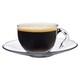 image 1 of Argon Tableware Glass Espresso Cup & Saucer Set - 60ml
