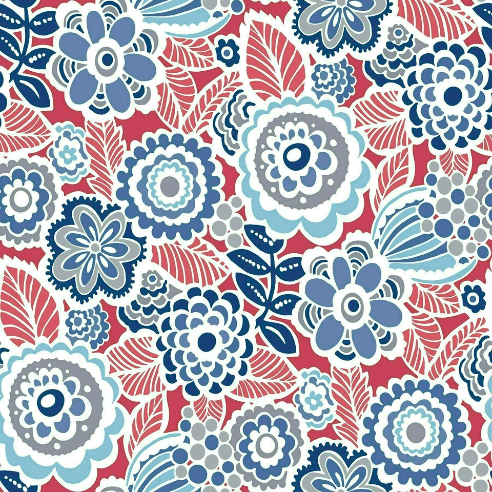 image 1 of NuWallpaper NU3040 Dream On Peel & Stick Wallpaper, Red Multi