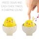 image 10 of The Magic Toy Shop Squeaky Matching Eggs Colour Shape Sorter Toy for Toddlers Babies