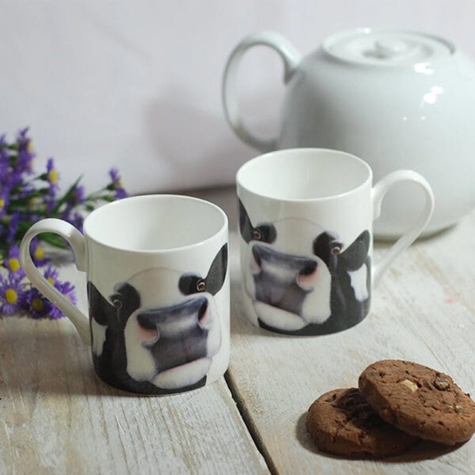 image 1 of Lucy's Farm Silly Friesian Moo Cow Regular Mug