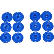Plastica Blue Press Fix Connectors Pack of 100