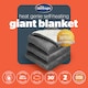 image 9 of Silentnight Heat Genie Self Heating Giant Blanket Grey | Charcoal