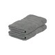 image 1 of Nicola Spring Cotton Wash Cloths - 30cm x 30cm - Grey - Pack of 2