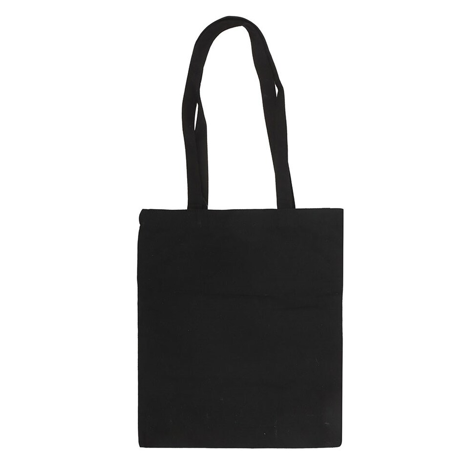 image 1 of Something Different Give Me Space Alien Tote Bag | Black | Black/Purple/Green | 1