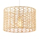 image 1 of BHS Jute Easy Fit Light Shade, Natural