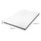 image 2 of Lavio Mattress Topper Memory Foam Dual Layer Hotel Quality Bed Protector | White | King