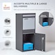 image 5 of SMART PARCEL BOX® Large Front & Rear Access Dark | Grey | 1