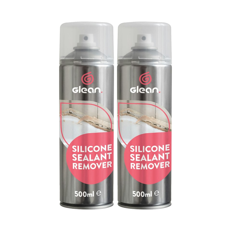 Glean Silicone Sealant Remover Spray - 500ml - 2-Pack