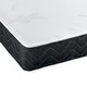 image 1 of Mars Black Border Hybrid Mattress - 17cm Deep, Medium-Soft Feel Black | King