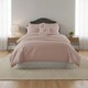 image 2 of Luxury Embroidered Duvet Cover Set Bedding with Matching Accessories | Orange | Coral | King