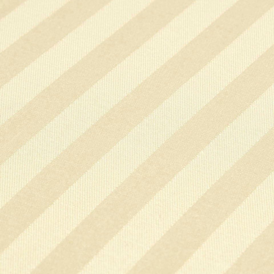 image 1 of Homescapes Yellow Cotton Stripe Fitted Cot Sheets 330 Thread Count, 2 Pack Yellow | One Size
