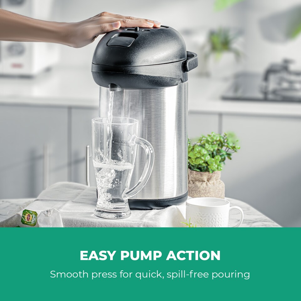 image 1 of Royalford 3L Insulated Vacuum Thermal Flask Jug