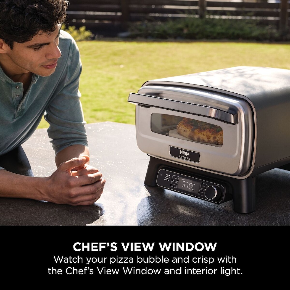 image 1 of Ninja Artisan Outdoor Pizza & Air Fry Oven MO201UK Grey