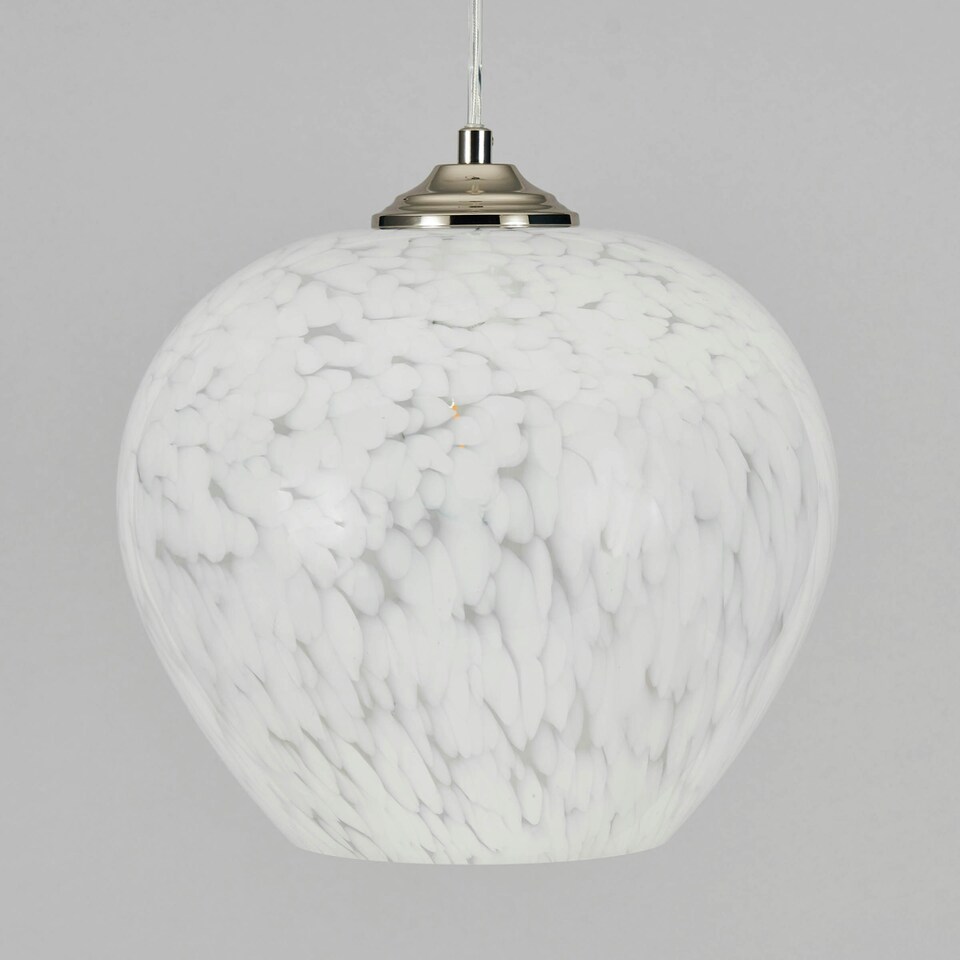 image 1 of BHS Agnes 1 Light Flakestone Pendant, Silver