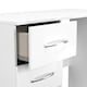 image 6 of Hampshire 3 Drawer Desk in White Matt (Ready Assembled) | White | White Matt