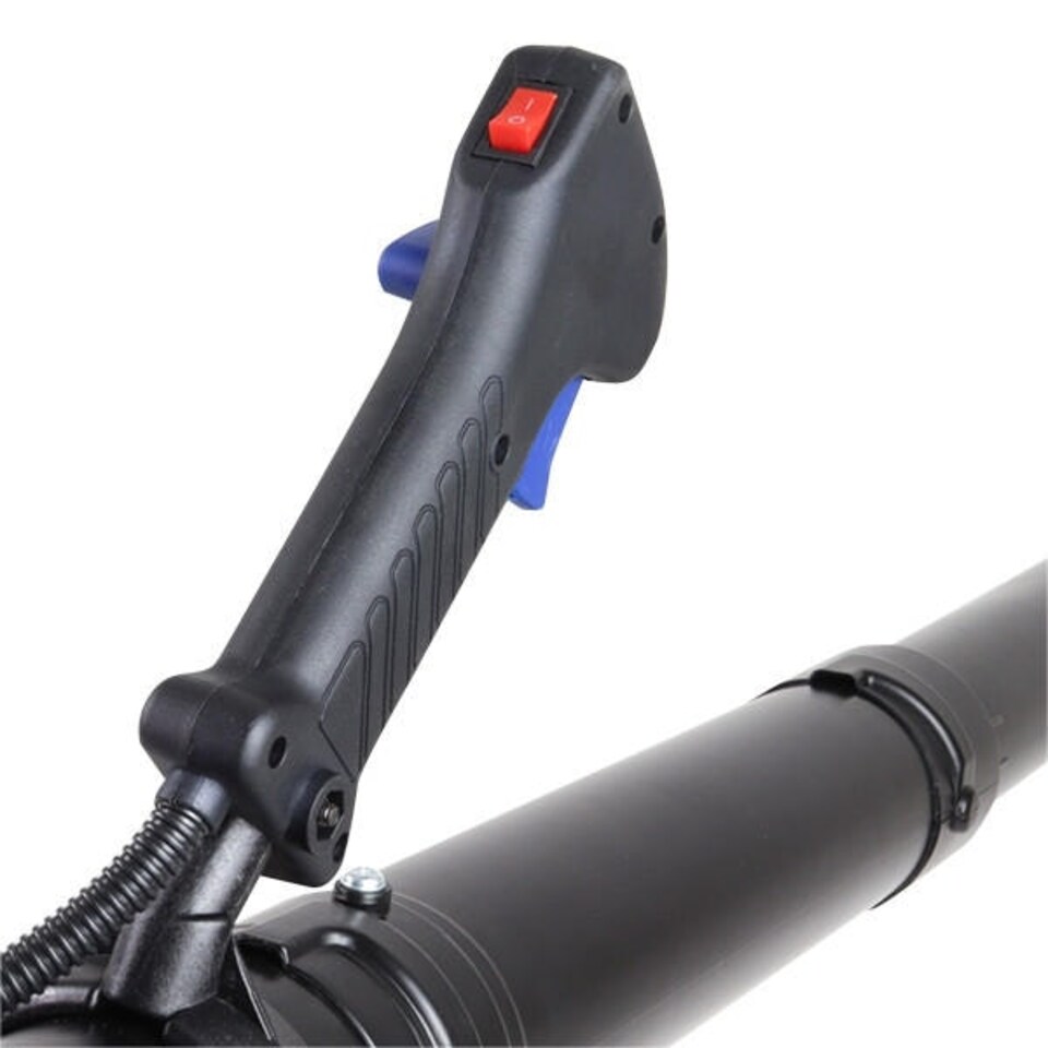 image 1 of Hyundai 52cc Backpack Petrol Leaf Blower, 170mph Air Speed, 2-Stroke HYB5200