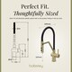 image 6 of Rana Kitchen Mono Mixer Tap Single Lever Brushed Brass | Copper | Brushed Brass | 1