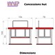 image 2 of Slot Car Scenery Track Side Concessions Hut No3 New 1:32 Scale WASP