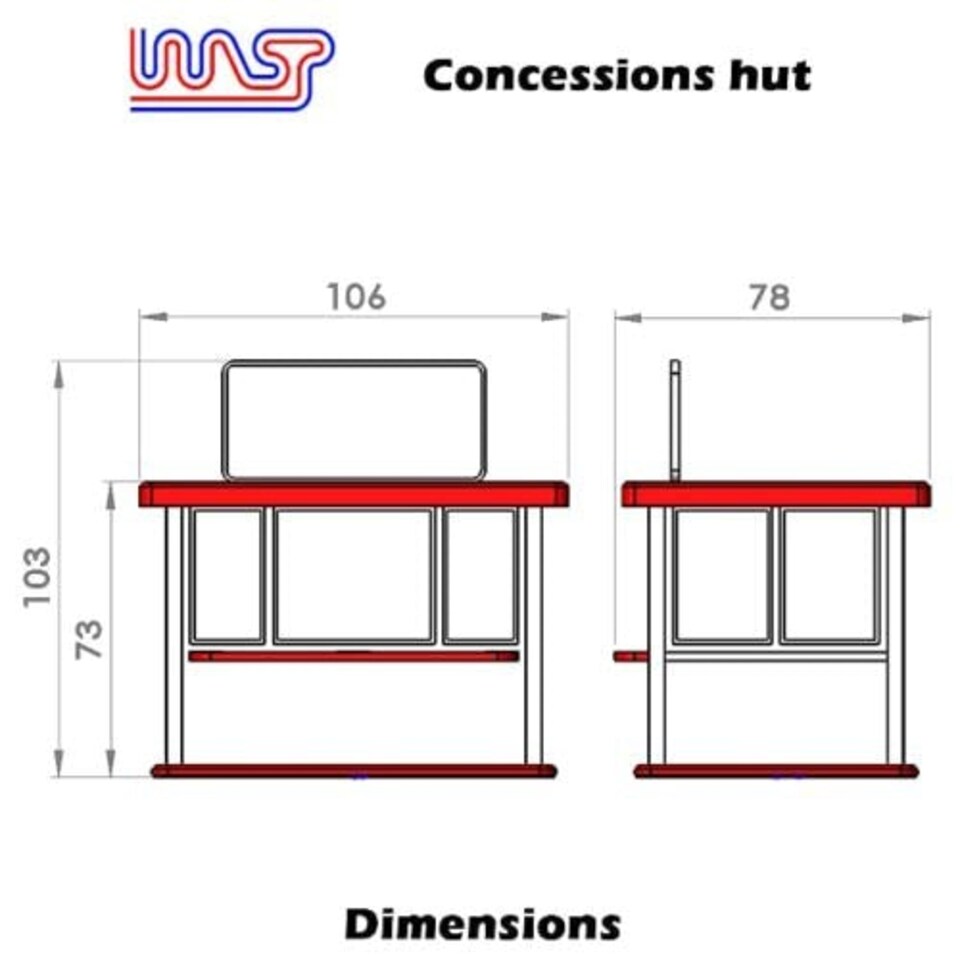 image 1 of Slot Car Scenery Track Side Concessions Hut No3 New 1:32 Scale WASP