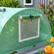 image 9 of Outsunny PE Mini Greenhouse, 3 M Portable Tunnel Green House w 5 Mesh Windows