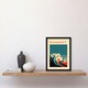 image 2 of Perranporth Beach England Uk Home Decor Black Framed Wall Art Print A4