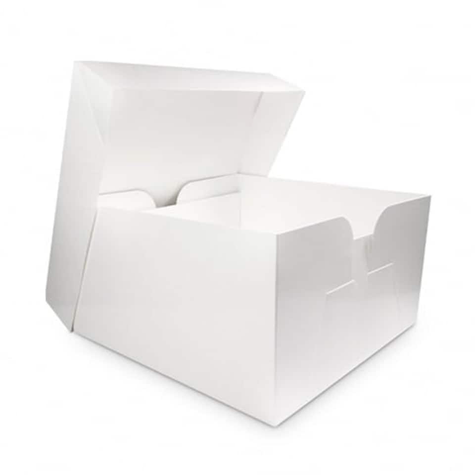 image 1 of White Cake Box 30cm White