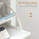 image 4 of HOMCOM Modern Shoe Cabinet with 2 Flip Drawers and Adjustable Shelves, White | White | White