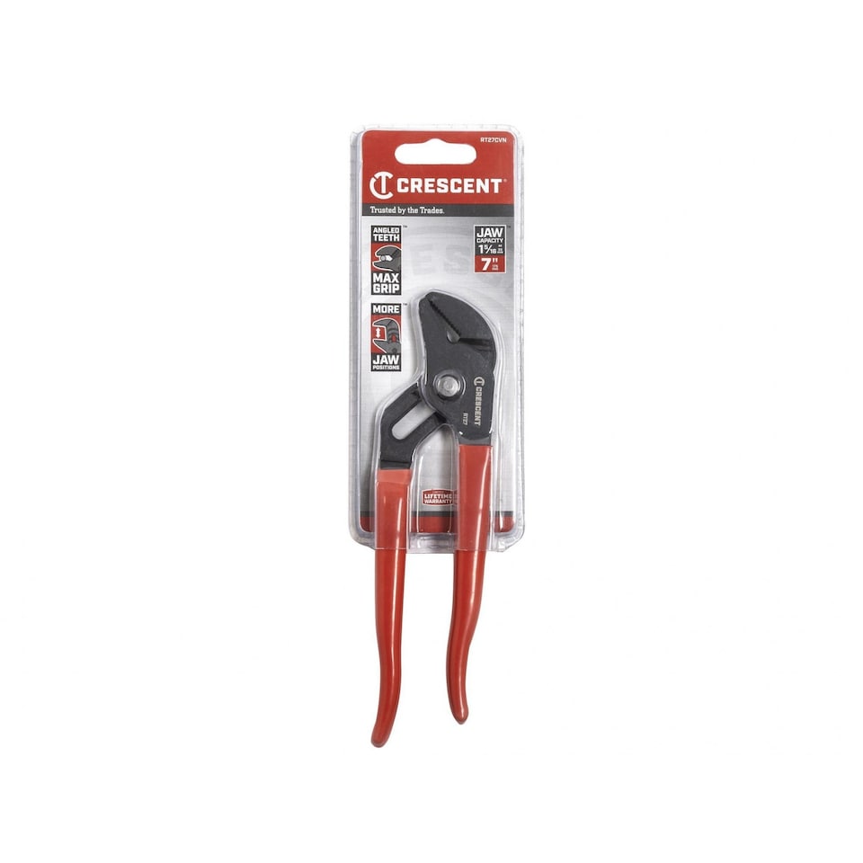 image 1 of Crescent Tongue & Groove Joint Multi Pliers | Multi | Multi Colour | 180mm - 28mm Capacity | 1
