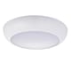 image 2 of Forca Integrated LED Outdoor Flush Light Gloss White, Opal IP65