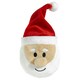 image 1 of Good Boy Santa Claus Christmas Dog Ball - White/Red - One Size