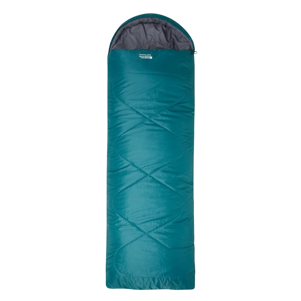 Mountain Warehouse Summit 250 Right Zip Winter Sleeping Bag - Petrol - 200cm