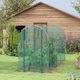 image 7 of Outsunny Fruit Cage, Plant Protection Tent, 1.2 x 3.6 x 1.9m, Green