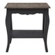 image 1 of Interiors by Premier Dark Grey Single Shelf Console Table Grey