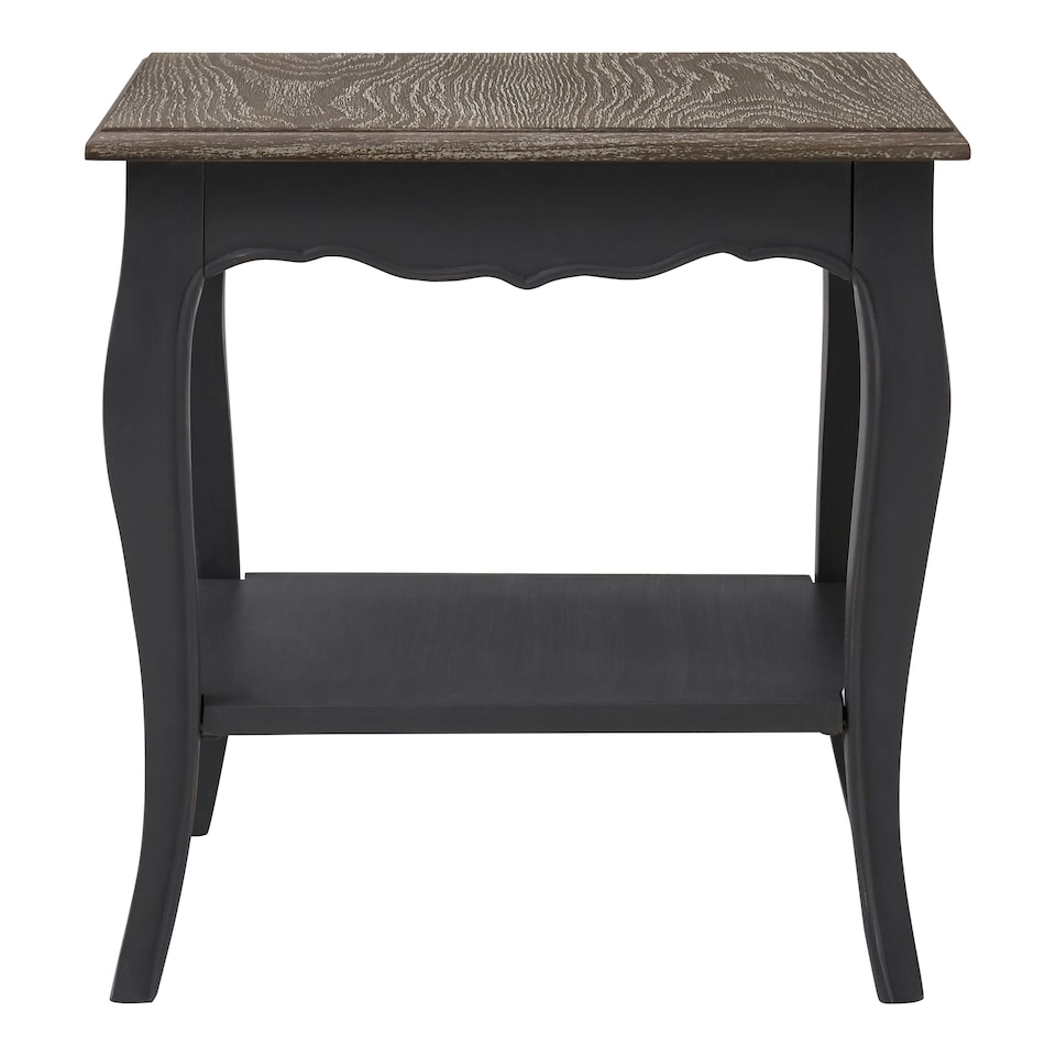 image 1 of Interiors by Premier Dark Grey Single Shelf Console Table Grey