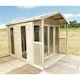 image 2 of 9 x 28 Pressure Treated Tongue And Groove Apex Summerhouse + Overhang + Verandah (9' x 28' / 9ft x 28ft) (9x28)