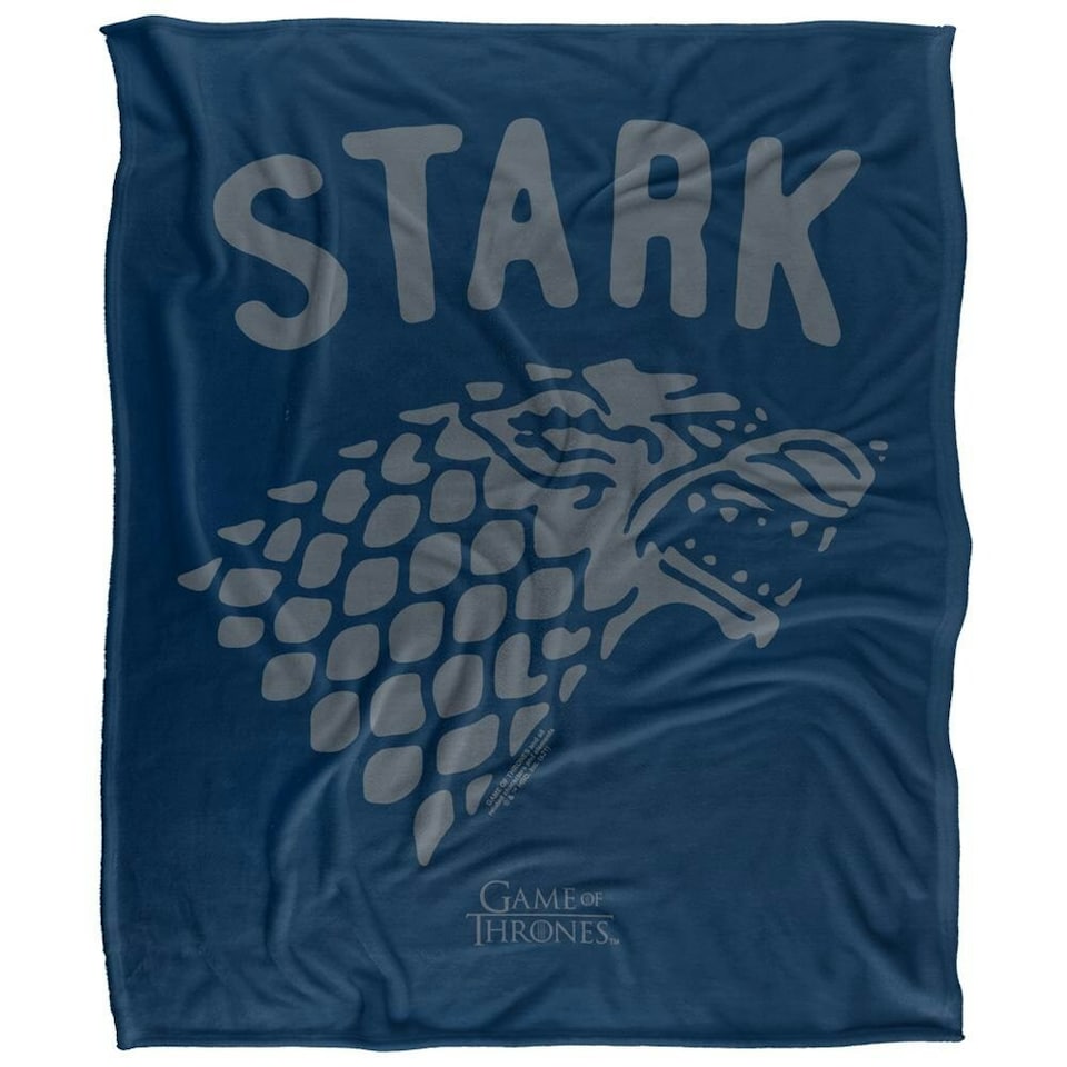 image 1 of Game Of Thrones Stark Crest Blanket - Multicoloured - One Size