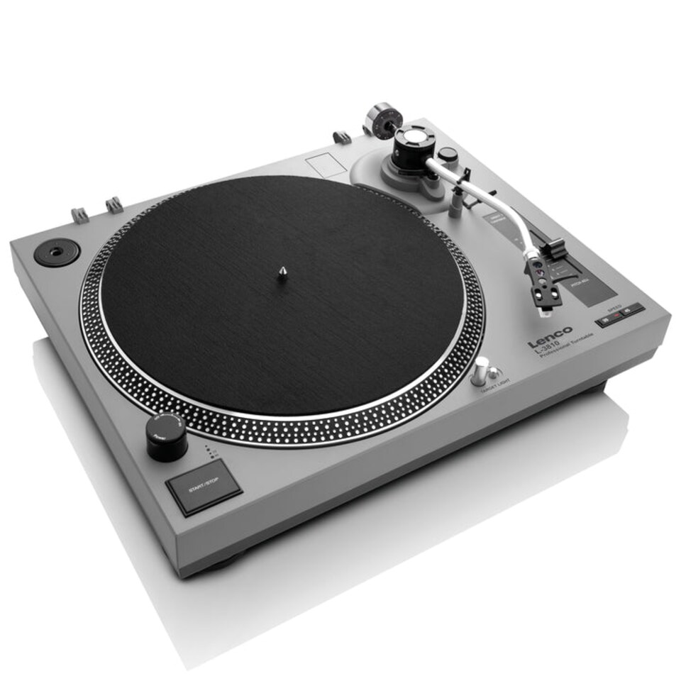 image 1 of LENCO L-3810GY - Direct Drive turntable with USB - Grey
