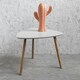 image 1 of Malme Side Table Occasional Large in Chalk Grey and Natural Pine Grey | Light Grey