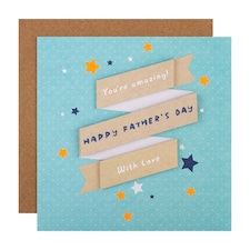 Hallmark Father's Day Card - 'You're Amazing' Text Design