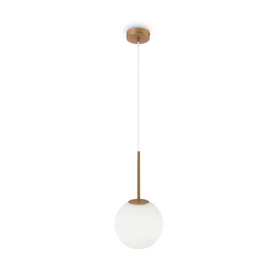 image 1 of Maytoni Basic Form Large Modern Globe Pendant Ceiling Light Gold E14