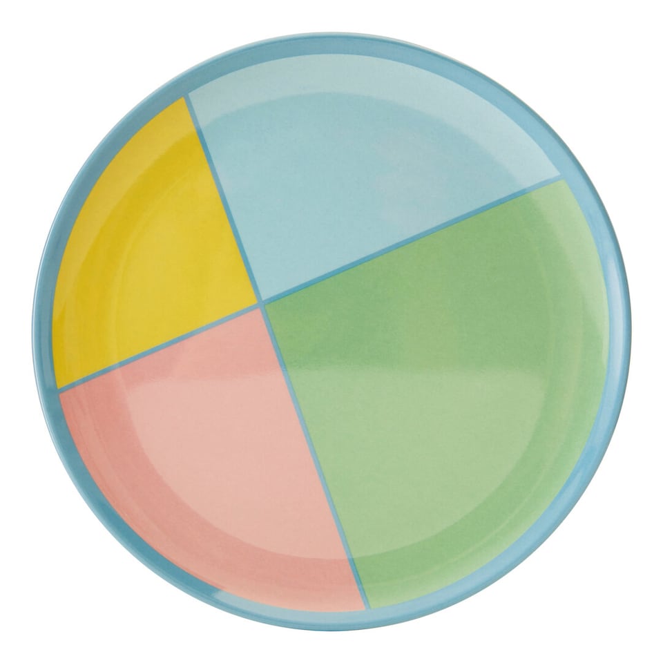 image 1 of Mimo Set Of 4 Melamine Dinner Plates