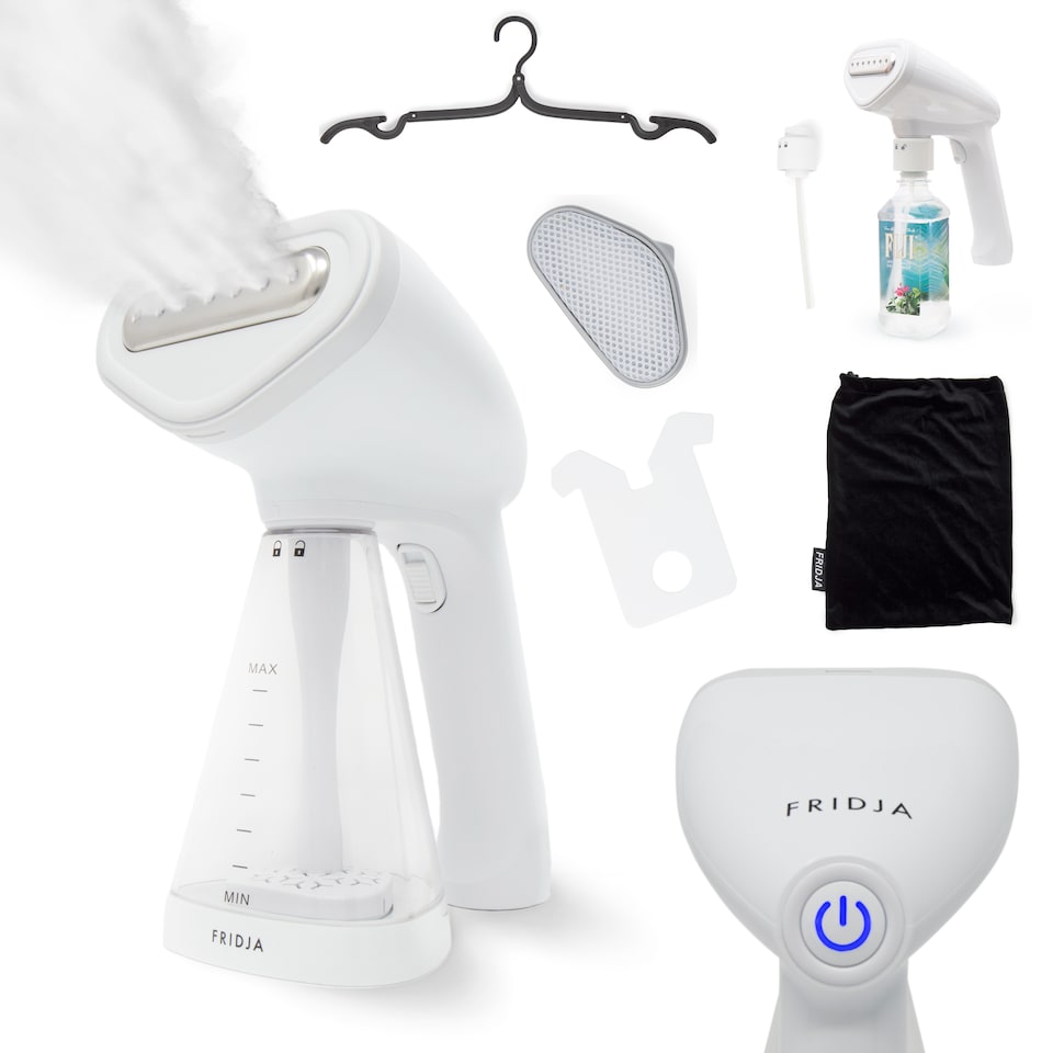 image 1 of Fridja F10 Handheld Clothes Steamer 1500W Portable Travel Size