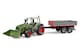 image 4 of Bruder Fendt Vario 211 with frontloader and tipping trailer Construction Loader Model