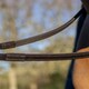 image 1 of LeMieux Rubber Half lined Reins Brown | Pony
