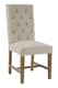 image 4 of Orsina Elegant Upholstered Beige Linen Dining Chair, Comfortable Modern Dining Chair, Durable Small Modern Chair
