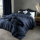 image 3 of Martex Linen Duvet Cover Navy Blue - King