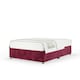 image 1 of Super Ortho Orthopaedic Aubergine Chenille Divan Set Small Double